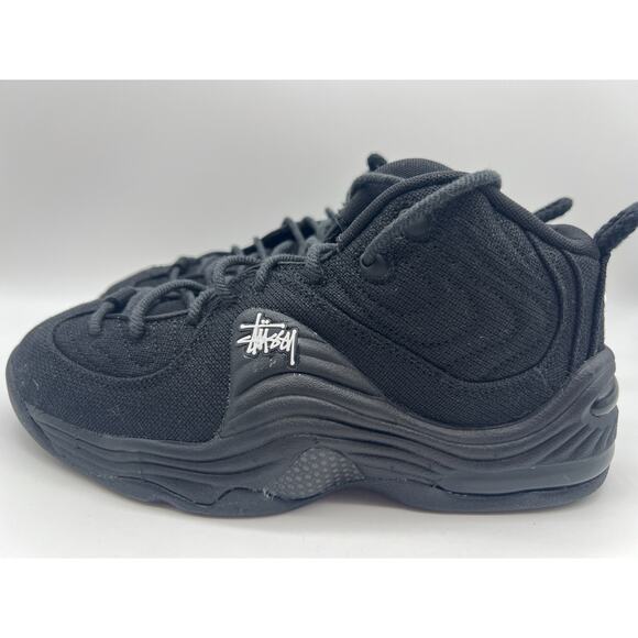 Nike Air Penny 2 Stussy Black Sneakers Shoes DQ5674-001 M7.5/W9 New - Picture 2 of 16